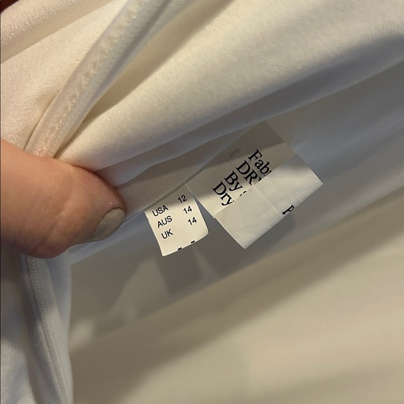 Oxford Street deep V pure white A line wedding dress NWT - Picture 12 of 12